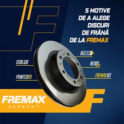 În rețeaua de magazine AUTODOCTOR puteți achiziționa discuri de frână de la brandul Fremax